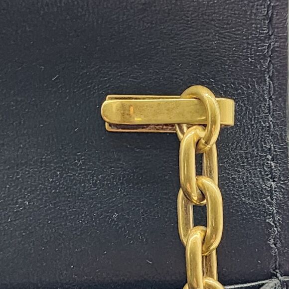 Balenciaga Gossip Wallet On Chain WOC Bag - Croc Embossed Calf Leather - Black - Picture 11 of 12